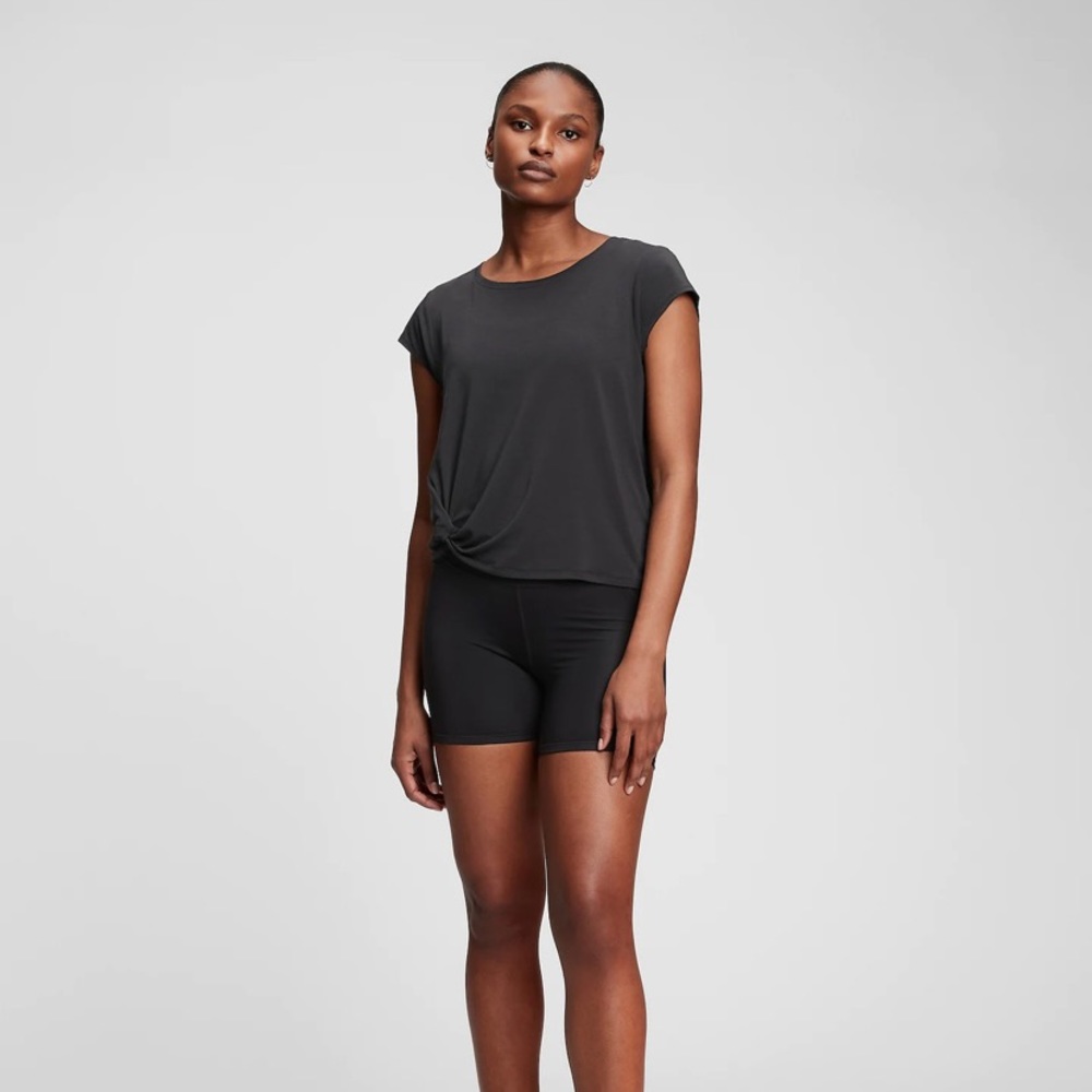 Gap Fit side twist tee shirt size small tall